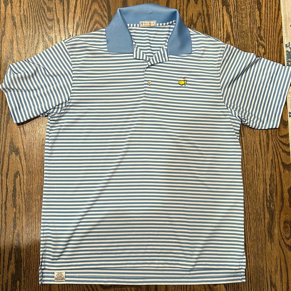 Peter Millar 2019 Masters / Augusta Golf Short Sleeve Shirt - Size L